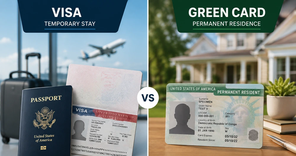 Green Card vs Visa_ What Is the Difference and Which One Do You Need