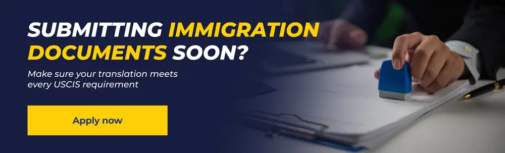 Translation of Birth Certificate for USCIS