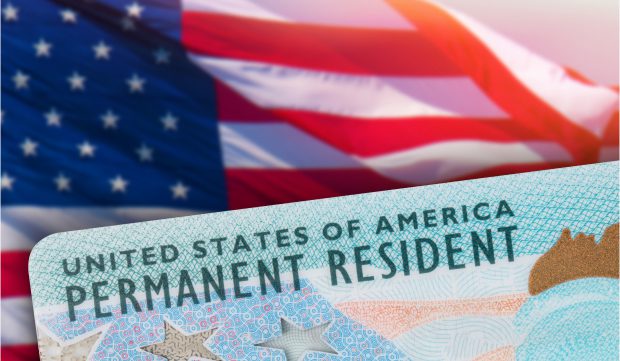 US permanent resident card
